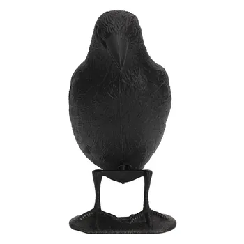 Black Crow umelé návnady na Lov Záhrada Vták Odradiť Scarer Strašiak Myší, prípravky na Kontrolu Škodcov Záhrada Dvore Odstrašujúci Repeller Pasce pre Lov