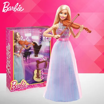 Originálne Bábiky Barbie Husle Brinquedos Bjd Baby Doll Hračky pre Dievčatá Juguetes Barbie Umelec Hračky pre Cildren, Bábiky, Príslušenstvo
