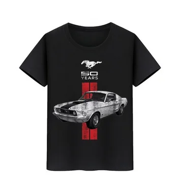 Chlapec Dievča Bavlnené Tričká Zábavné Detí Top Tee Dieťa Skateboard Šport Teeshirts Mustang 50 Rokov T-Shirt Ford Auto Logo Oblečenie
