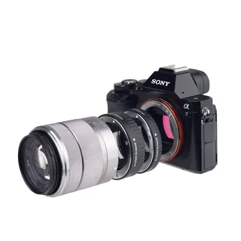 Viltrox DG-NEX Full frame Automatické Zaostrovanie, Makro Predĺženie Trubice Objektív Adaptér pre Sony E Mount Kamery A9 A7II A7RII A7SII A6500 A6300