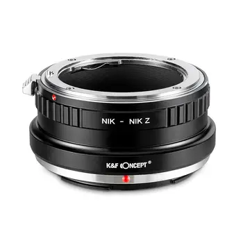 Nové K&F Koncept adaptér pre Nikon F mount objektív Nikon Z6 Z7 Z50 fotoaparát doprava zadarmo