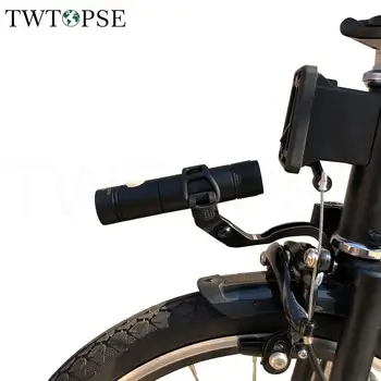 TWTOPSE Svetlo na Bicykel Držiak na Stojan Pre BROMPTON Skladací Bicykel Kompatibilný S CATEYE GaCIROn Baterka Šport Fotoaparát Časti Mount