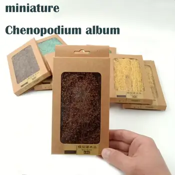 Miniatúrne Chenopodium album Boutique kríky Scény Model Stromu Piesku tabuľka scény modifikácia