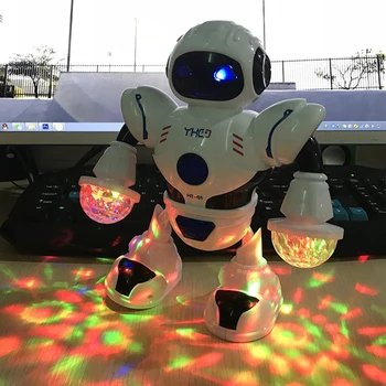 Rotujúce Smart Priestor Tanec Robot Elektronické Chôdza Hračky S Hudbou Svetlo Astronaut Hračky Pre Deti Vianočné Darčeky