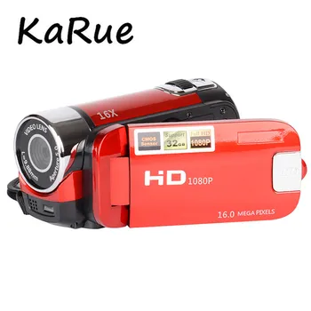 KaRue 2018 Nové 2,7 palca HD 1080P Digitálny Fotoaparát DVR Video Videokamera TFT LCD, 16X Digitálny Zoom, 16 MP CMOS Digitálna videokamera