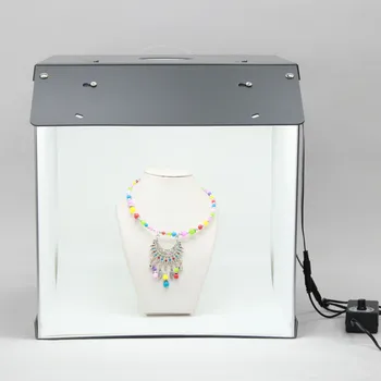 40 cm led svetlo photo light box, fotografie, tabuľky top foto štúdio lightbox skladacie Softbox fotografia studio streľba stan Kit
