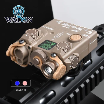 WADSN Airsoft Mini DBAL-A2 Modrá IČ Zameriavací Laser Lov DBAL-A2 Zbraň Svetlo PEQ Laserový Zameriavač S QD Mount Fit 20 mm Picatinny
