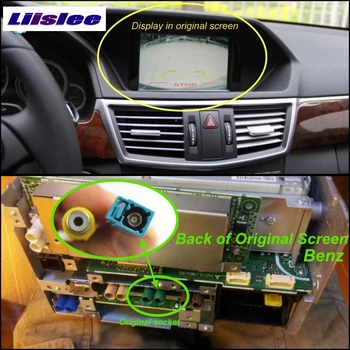 Cúvaní Kamera Pre Mercedes Benz E Trieda MB W212 Auto Zozadu späť CAM Connect Pôvodné Obrazovke Monitora