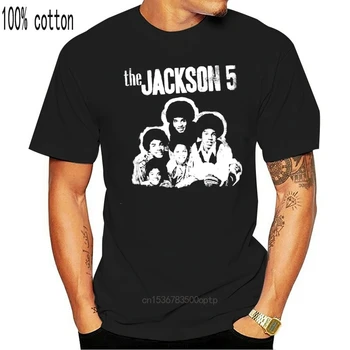 Jackson 5 - Skupinová Fotografia Tričko Veľkosť:L - NOVÝ & ÚRADNÝ