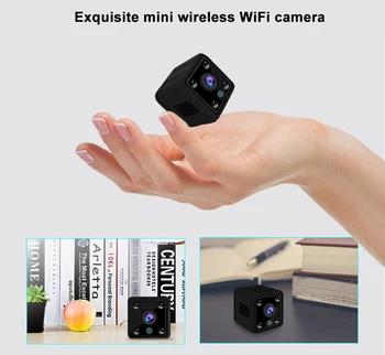 Nočné Videnie Mini Kamera HD Videokamera IP Kamera 1080P Senzor WIFI Fotoaparát Diaľkovo Monitorovať malá Kamera Bezdrôtový Micro Kameru