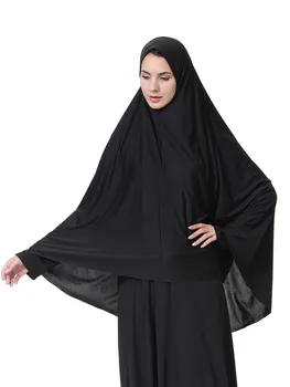 Ženy Modlitba oblečenie Black Arabské Ženy dlho moslimských hidžáb klobúk islamskej produkty Šatku Abaya moslimských hlavu šatku