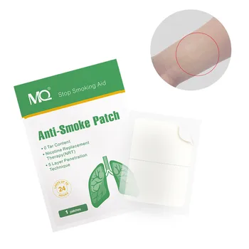 MQ Anti Smoke Patch 21mg Obsah Nikotínu Nikotínové Náplasti Transdermálna Rýchlo, Efektívne Prestať Fajčiť Pomoci CE Schválené