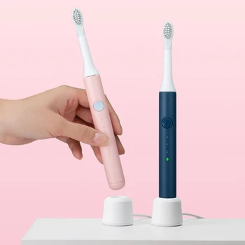 Xiao PINJING Elektrické zubné Kefky, Zvuková Vlna Smart Kefa Ultrazvukové Zubov Nepremokavé Nabíjateľná Hĺbkové Čistenie Zubov Kefkou