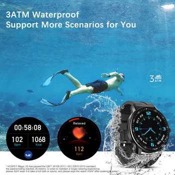 Smartwatch 2020 Nové KOSPET MAGIC 2s Smart Hodinky Mužov 3ATM Nepremokavé Bluetooth Fitness Tracker Hodiny Ženy Pre Xiao Android IOS