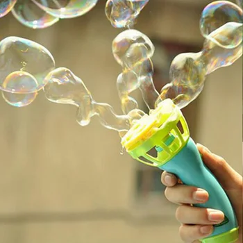 Nové Elektronické Automatické Bubliny Zbraň Deti Outdoor Pláži Malé Okrúhle Bubliny Robí Hračka