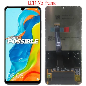 Testované LCD S Rámom Pre HUAWEI P30 Lite Lcd Displej Pre HUAWEI P30 Lite Displej Nova 4e MAR-LX1 LX2 AL01Replacement