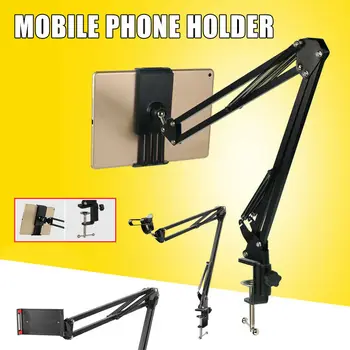 Univerzálny Mobilný Telefón, Tablet Držiak Na Stojan Pre IPad Mini Vzduchu Samsung 360 Stupeň Dlhé Rameno Lenivý Posteľ, Stôl Tablet Mount Support