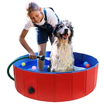 2020 Nové Pet, Pes, Mačka Bazén Sklopné PVC Umývanie Rybník Veľké Veľkosti Psa Vaňou Posteľ Pre Malé Psy Plávanie Vaňou Lete Pet Bazén