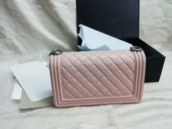 2018 011 ružová 25 cm import Skutočné jahňacie Dizajnér Luxusné Značky módne dámske tašky cez rameno Real Strieľať! mnoho farieb na sklade