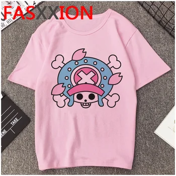Jeden Kus Tričko Ženy Kawaii Japonskom Anime Ružové Tričko Estetické Luff Zoro Grafické Tees Žena 2020 Hip Hop T-shirt
