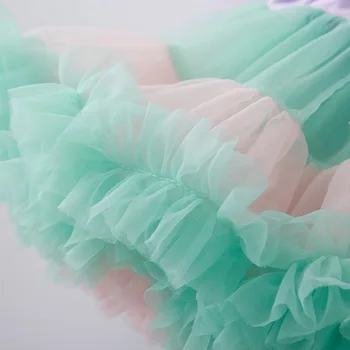 Móda Načechraný Šifón Pettiskirts tutu Baby Dievčatá Sukne Princess dance sukne nosiť Party oblečenie Plnej veľkosti 12M-18T