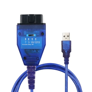 FT232RL OBD2 Diagnostický Kábel VAG KKL 409 Skenery, USB S Prepínačom Automobil, Airbag ECU Scan Nástroje