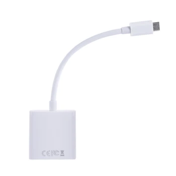 EDAL Typ C-DVI USB 3.1 Prevodník USB C do DVI Žena zobrazovacieho Adaptéra Podpora 1080P Video Kábel pre Apple Macbook Pro S 2016