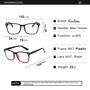 Retro Klasické Okuliare Rám pre Ženy Námestie Jasné Okuliare pánske Okuliare Vintage Feminino Oko Glassses Rám 2020