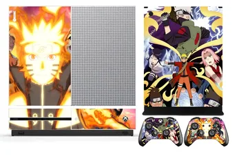 Naruto 274 Vinyl Pokožky Nálepky Chránič pre Microsoft Xbox One S a 2 radič kože Nálepky