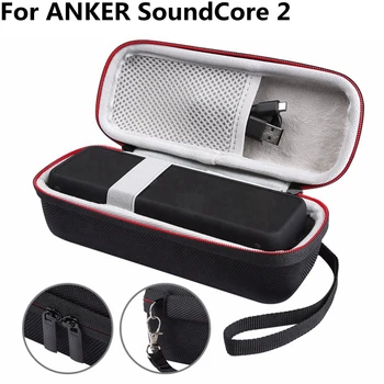 Prenosné Shockproof Účtovná Úložný Box Vrece Puzdro pre ANKER SoundCore 2 Bluetooth Reproduktor Soundbox EVA Ochranné puzdro