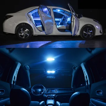 12 Žiarovky Biele Interiérové LED Svetla Kit vhodný Pre Toyota Highlander 2008 2009 2010 2011 2012 2013 Mapu Dome Licencia Lampa bez Chýb