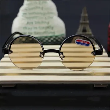 Iboode Módne Ženy Muži Retro Unisex Vysokej Kvality Kolo Pol Okuliare na Čítanie Rám 1.0 4,0 Jasný Objektív Vintage Oculos Gafas