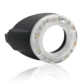 Pre Ford Focus 3 MK3 2012~Denných prevádzkových Svetlo pre Zameranie DRL LED Hmlové Svietidlo Kryt S Žltá Sústruženie Signál Funkcie