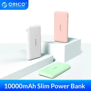 ORICO 10000mAh Power Bank Pre Cestovanie Slim Tenké Powerbank USB Typu C Externú Batériu Pre Telefón Prenosné Nabíjačky Pre Xiao