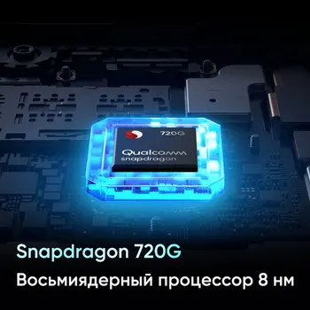 Smartphone Realme 6 Pro Globálna Verzia 8+128GB 64MP Kamery Snapdragon 720 G 6.6 palcový 90Hz Displej Rýchle Nabíjanie 30W Mobil s NFC