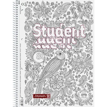 Notebook Brunnen College zenart, na jar, 90 gr/m2, A4, 80 listov v