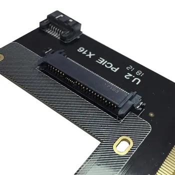 Zeadow U2 PCIe Prevodník 2 V 1 U. 2 SFF-8639 Alebo SATA III PCIE 3.0 X16 Gen3 Karty Adaptéra Pre 2,5 Palca U. 2 NVMe/SATA SSD