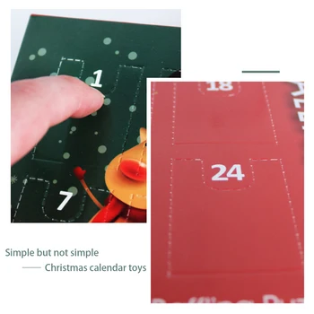 2020 Vianočné Odpočítavanie Kalendár Dekorácie Darček Box Sety Kovu, Drôtu, Hračky, Puzzle Adventný Kalendár Mozgu Teaser Hračky Pre Deti