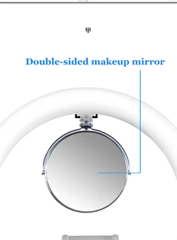 12inch 30 cm Selfie Svetelný Prstenec Lampa LED Stmievateľné Krúžok Svetlo s Statív ľahký Ringlight s zrkadla Stojan na Youtube Live