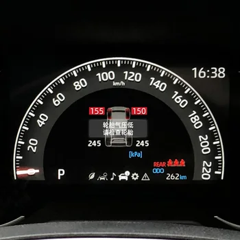 Smart Auto TPMS Monitorovania Tlaku v Pneumatikách Systém Digitálny LCD Prístrojovej Doske Displej Auto Bezpečnostný Alarm Pre Toyota Rav4 2019 2020 Xa50