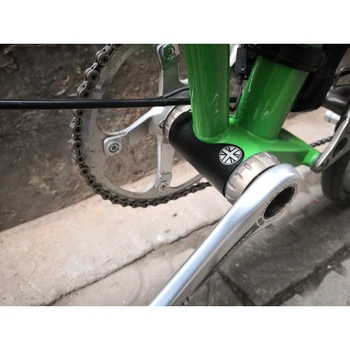 Skladanie bicyklov strednej nápravy hliníkovej zliatiny pre brompton spodnej zátvorkách ochrany nálepky