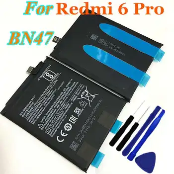 Nové Originálne Kvalitné 3000mAh BN37 Batérie Pre Xiao Redmi 6 6A BN47 4000mAh Pre Redmi 6 Pro 6Pro Batérie + Nástroje