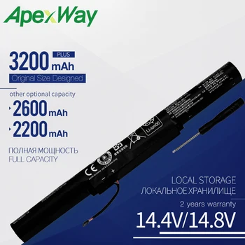 Apexway 4 Bunky L14L4A01 Notebook Batéria pre LENOVO V4000 Y50C pre IdeaPad Z41 Z51 Z41-70 Z51-70 L14L4E01 L14M4A01 L14M4E01