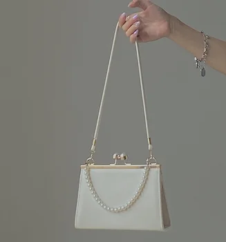 Móda ženy kabelka klip vintage žien malé cez subjektu tašku pearl roztomilej príležitostné ramenný messenger taška gaohui897