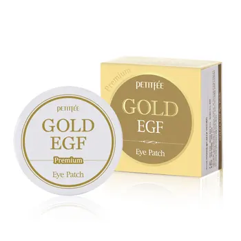 Očné škvrny petitfee Premium Gold & EGF Oko Patch 60 Ks