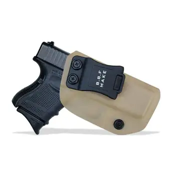B. F, Aby TABÚĽ Taktické KYDEX Zbrane Závesu Hodí: Glock 26 27 33 Vnútri Skryté Nosiť Opasok Puzdro Pistola Prípade Príslušenstvo