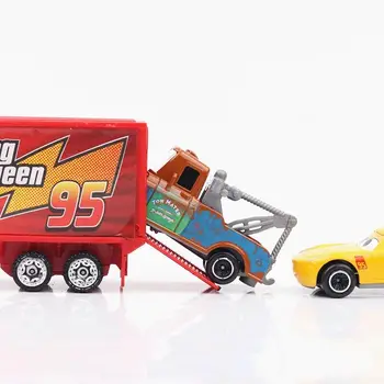 Disney Pixar Cars 3 Hračky Lightning McQueen Mack Strýko Truck Šerif Jackson búrka 1:55 Diecast Model Auta, Hračka pre Deti, Chlapec Darček