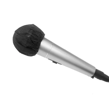 FULL-200 Ks Čierna Jednorazové Mikrofón Zahŕňa Karaoke Anti-Splash Mic Kryt protiprachová Príslušenstvo