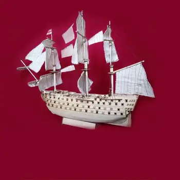 LeadingStar DIY Dreva Montované Víťazstvo Royal Navy Lode, Plachetnice Modelovanie Hračka Dekorácie