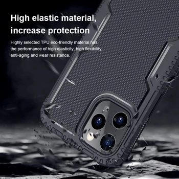 Pre iPhone 12 Pro Max 5G Prípade ,NILLKIN Anti-jeseň TPU Vonkajšie Non-slip Shockproof puzdro Pre Apple iPhone 12 5.4 palcový (2020)